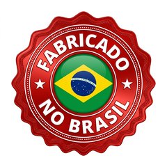 Selo fabricado no Brasil